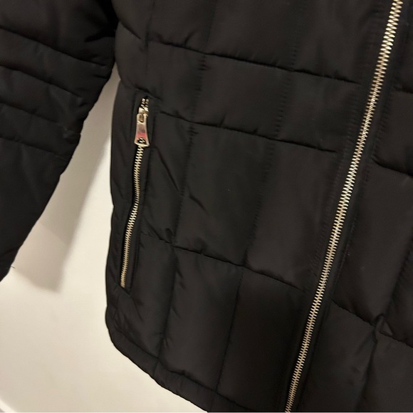 MARC NEW YORK QUILTED BLACK PUFFER JACKET WATER RESISTANT SIZE MEDIUM - Picture 3 of 11